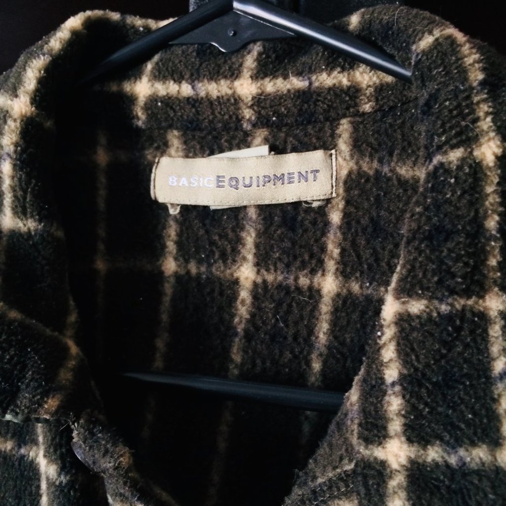 Basic Equipment Polyester Flannel Button Up - Picture 3 of 6
